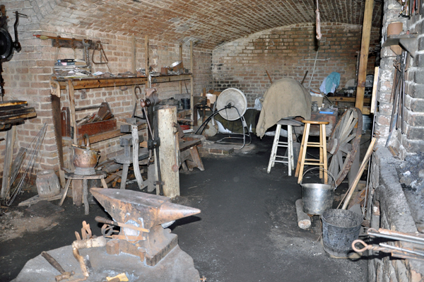 Blacksmith shop at Fort Gaines